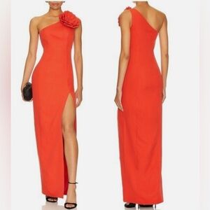 Lovers and Friends Size S Petra Gown, Candy Red, NWT